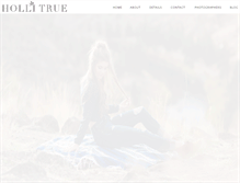 Tablet Screenshot of hollitrue.com